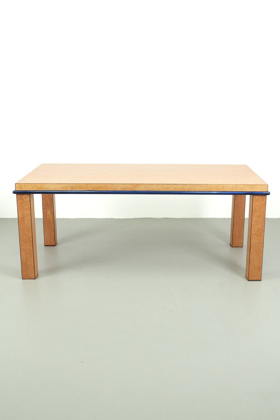 Image 1 of Sottsass Donau dining table by Leitner, Memphis par excellence