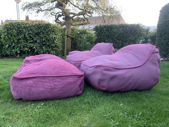Image 1 of Floats and poufs with side table by Paola Lenti