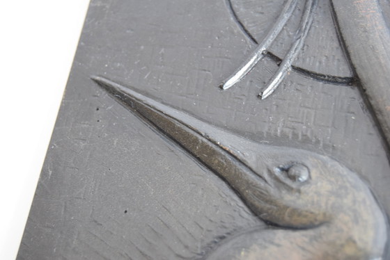 Image 1 of Rilievo di metà secolo con aironi