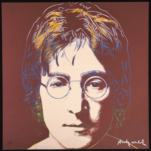Litografía "John Lennon" del Museo de Arte Carnegie de 1986, basada en Andy Warhol