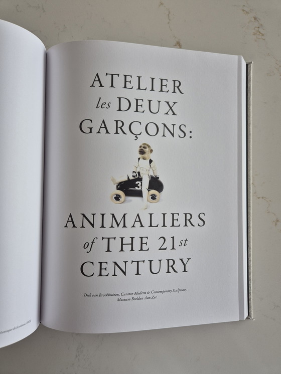 Image 1 of Les Deux Garçons Collage "Vingt-Cinq" (Unicum) with Anniversary Book