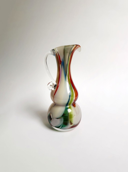 Vintage confetti henkel Glas
