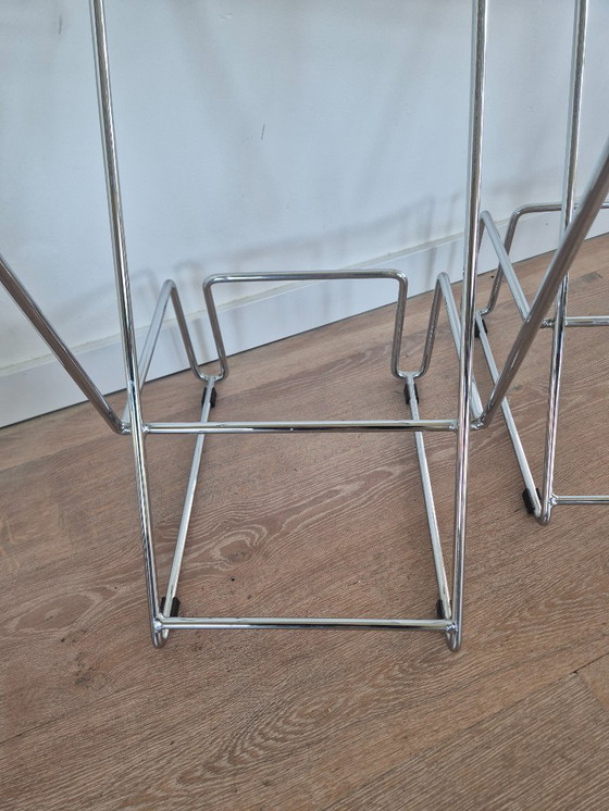 Image 1 of Set di 2 sgabelli da bar Till Behrens, anni '80, postmoderno