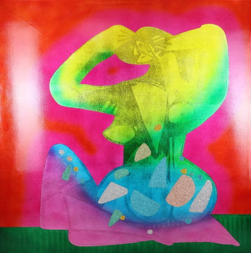 Walter van Oel - Reclining Nude