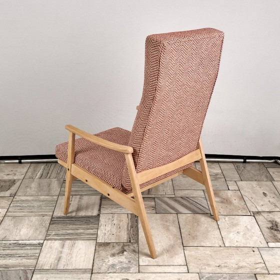 Fauteuil inclinable vintage avec repose-pieds, années 1960, Tchécoslovaquie – Český Nábytek (photo 12 of 19)