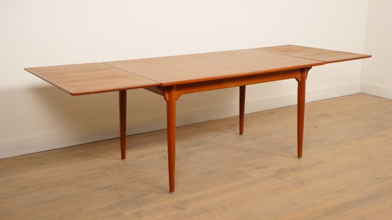Image 1 of Vintage dining table | Omann Jun No. 50 | Teak | Extendable