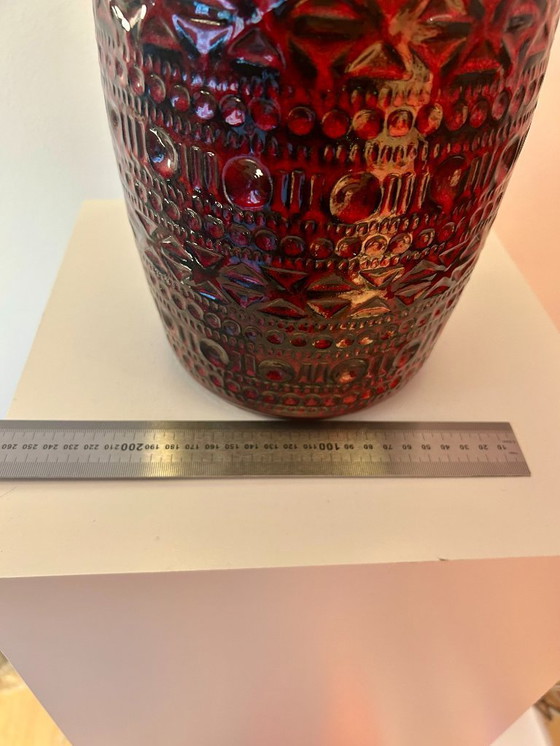 Image 1 of Large statement accent lamp made of Bay ceramic vase – model 608-45 (design: Bodo Mans)