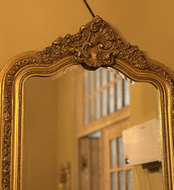 Image 1 of Magnifique miroir ancien