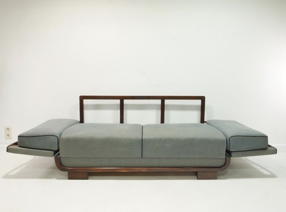 Image 1 of Vintage 1950s sofa with reclining function