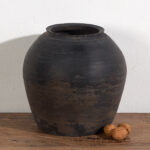 Antique wabi sabi style vase (c.1900) #8 (photo 6 of 34)