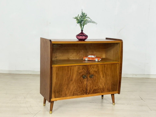 Commode vintage du milieu du siècle, vitrine, meuble de salon, buffet