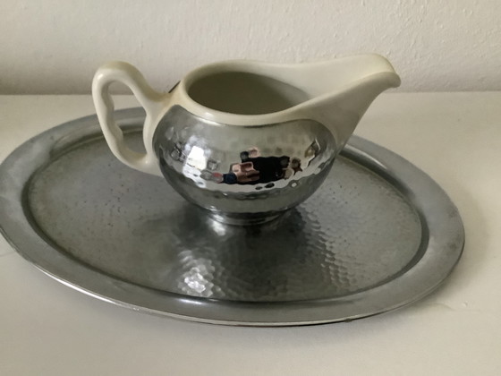 Image 1 of Art Deco hammered Bauscher Thermisol tableware