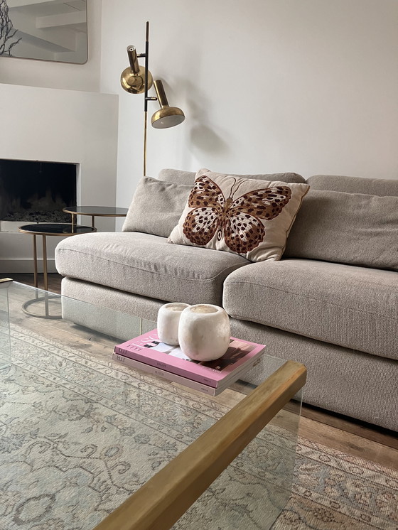 Image 1 of Table basse Galotti&Radice T33 en verre et laiton