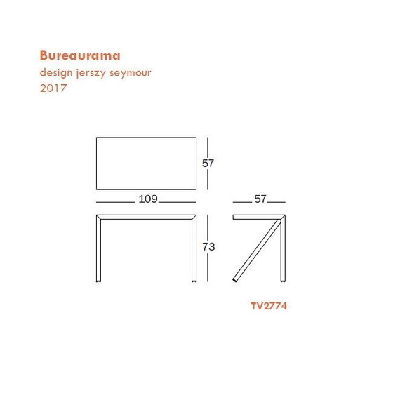 Image 1 of Magis hoge tafel Bureaurama High Table door Jerszy Seymour  