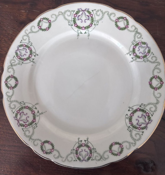 Image 1 of Antieke Richard Ginori Doccia serviesset – 24-delig – in perfecte staat