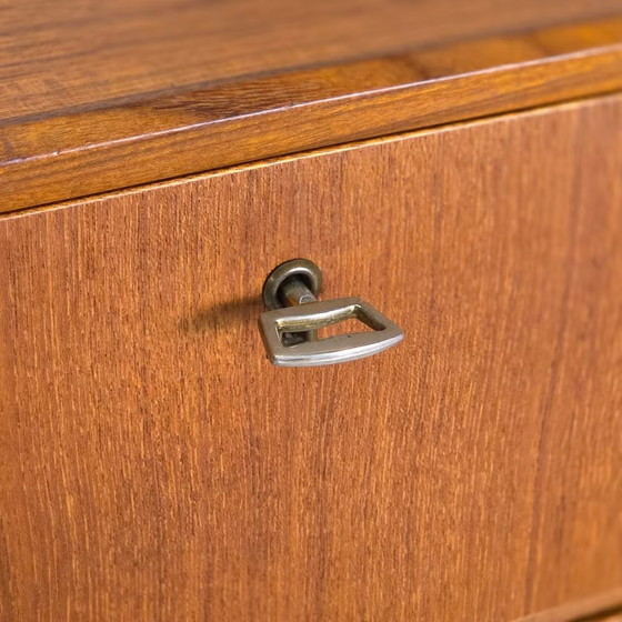 Vintage Danish chest of drawers, Omann Jun, 6 drawers, teak 1960s, Wood, Brown (photo 11 of 22)