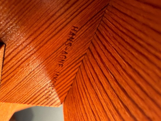 Designer pendant lamp by Hans-Agne Jakobsson for AB Ellysett Markaryd - 1960s. – AB Ellyset Markaryd., Wood (photo 6 of 19)