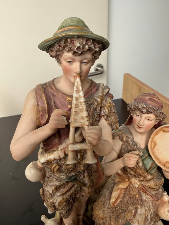 Un Auténtico Grupo Figural de Porcelana Antiguo Royal Dux Bohemia – Objetos decorativos, Porcelain (photo 3 of 12)