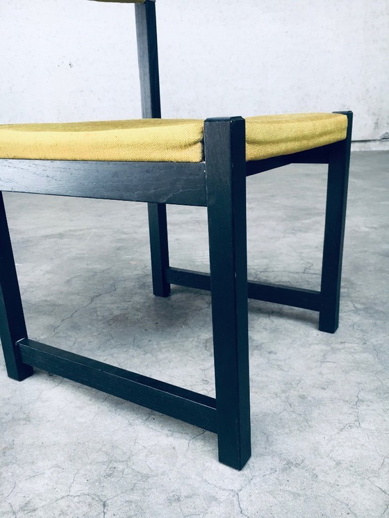 Image 1 of Midcentury Modern Design Eetkamerstoelset van J. Batenburg voor MI, België 1969