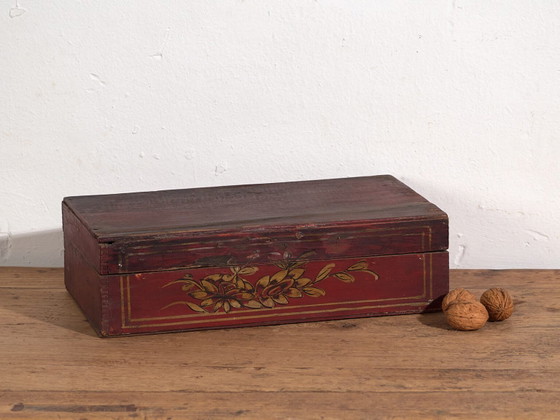 Scatola antica dipinta a mano con dettagli floreali (c.1900) #24 – Oggetti decorativi (photo 8 of 40)