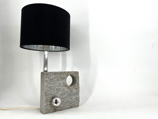 Lampe de table post-moderne en pierre, 1970