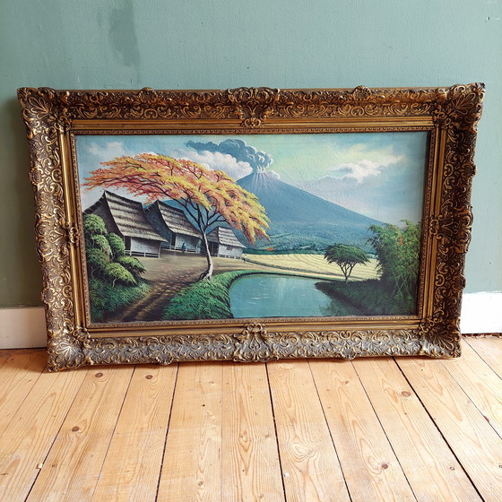 Image 1 of Dipinto in cornice originale d'epoca