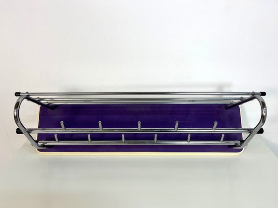 Image 1 of Porte-manteau mural, design néerlandais, années 1960.