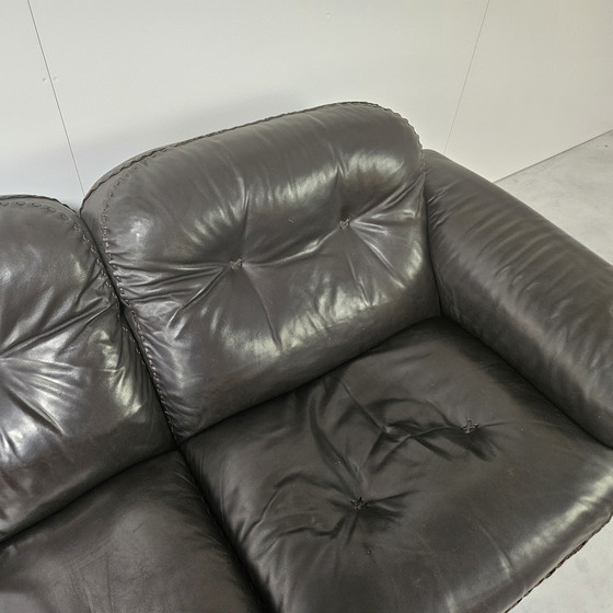 Image 1 of De Sede DS101, zwart lederen 2-zit