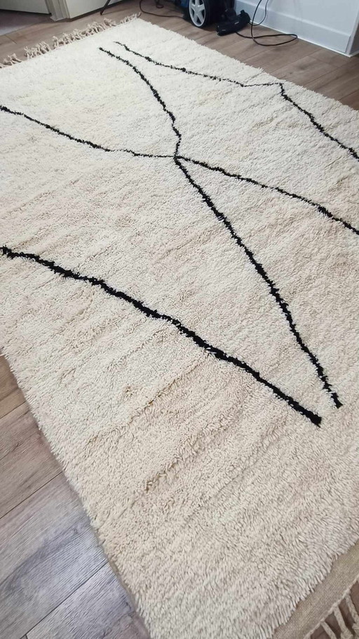 Berber carpet rug new wool moroccan Carpet - 323 x 202 cm 300 x 200 m Type B7.9