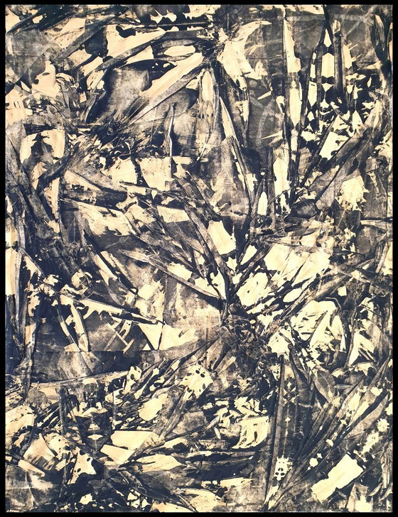 Jürgen Angeler - Golden 3D Cross – Paintings & Drawings, Canvas (photo 22 of 22)