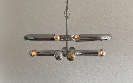 Image 1 of Vintage Sciolari ceiling lamp 70's