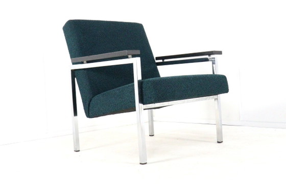 Image 1 of Gijs van der Sluis fauteuil no 30 stoel nieuw gestoffeerd vintage