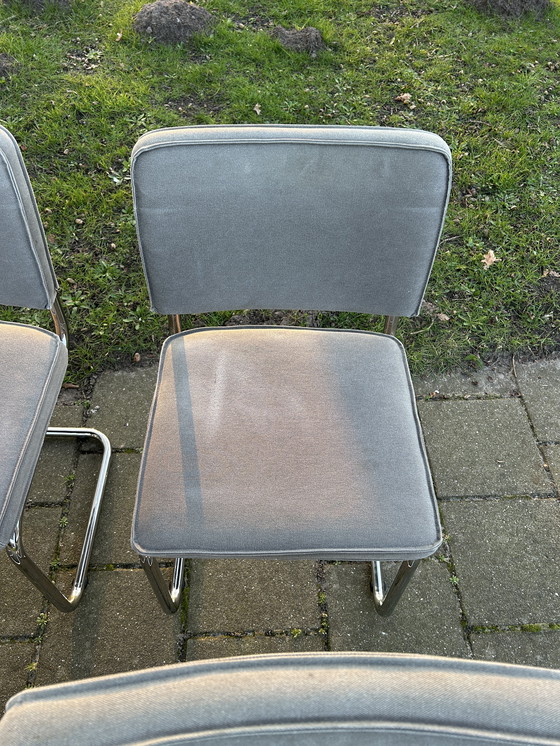 Image 1 of 6 Zuiver Ridge Tubular Frame Chairs