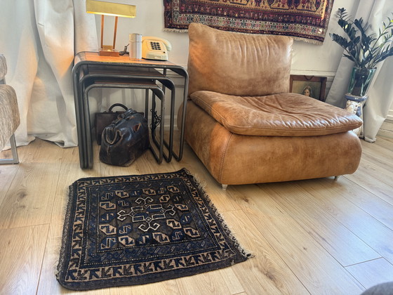 Image 1 of Antikes kaukasisches Textilobjekt (ca. 1900–1930), handgeknüpft | Wolle auf Wolle | 68 × 63 cm