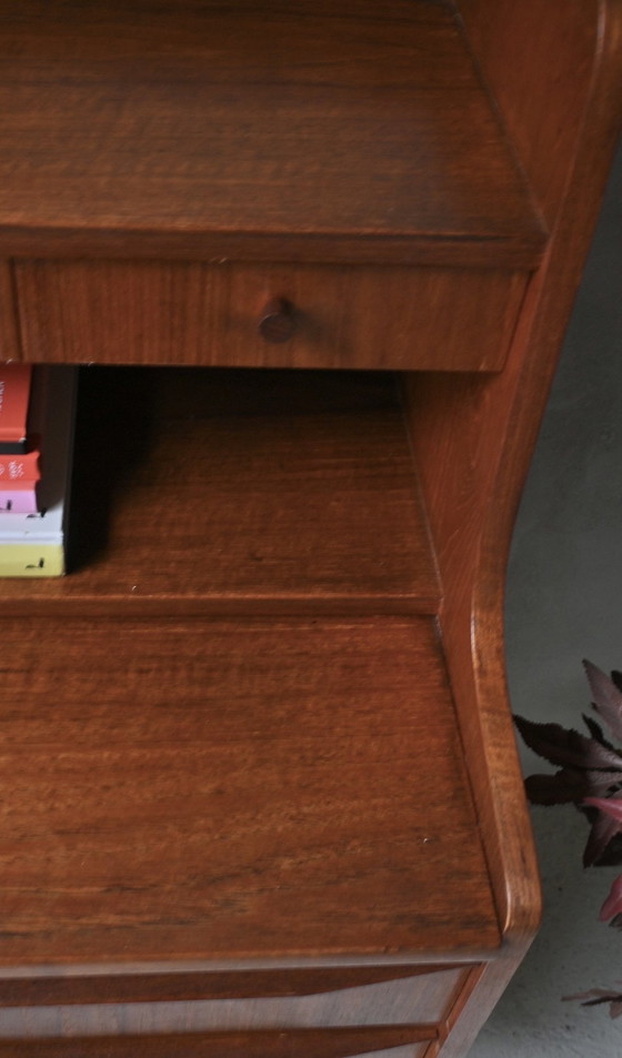 Image 1 of Scrivania/toletta di design danese con specchio nascosto