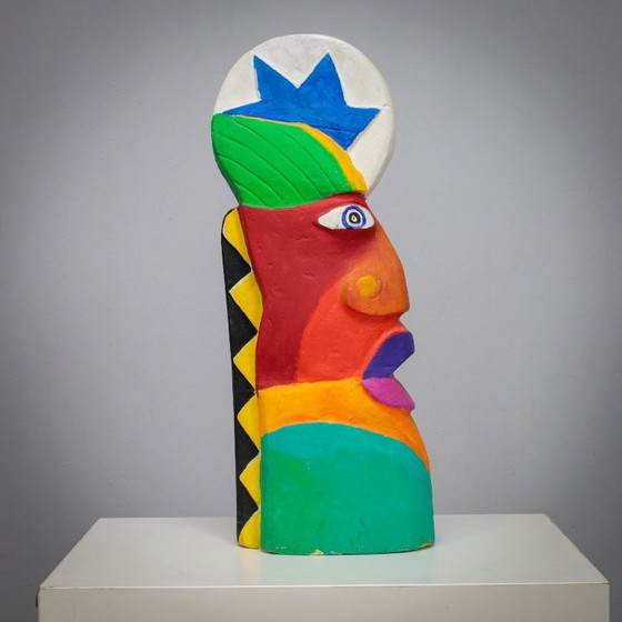 Image 1 of Group of Unique Vibrant Sculptures by Clemens Briels, Netherlands 1990s