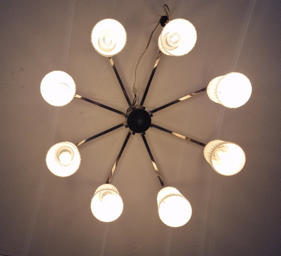 Danish Ceiling Lamp Scandinavian Design – Ceiling lights, Glass, Metal (photo 5 of 7)