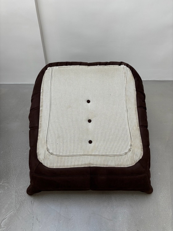 Poltrona Togo di Michel Ducaroy per Ligne Roset, Loveseat, Tessile, Marrone (foto 7 di 8)