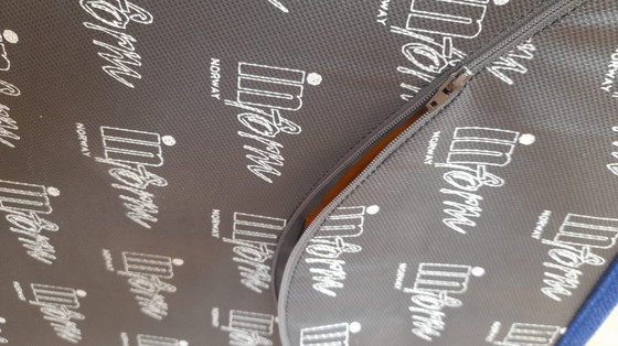 Image 1 of 6 X Norway blue fabric stacking conference chairs