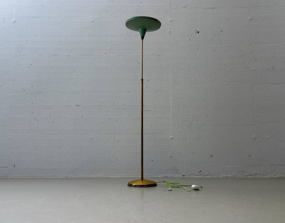 Image 1 of Floor lamp made of brass and metal, 1950s
