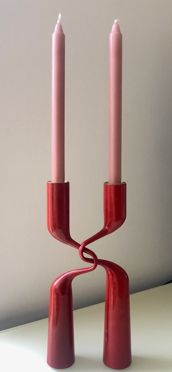 Image 1 of Mikaela Dörfel Chandeliers design danois Rouge pour Menu
