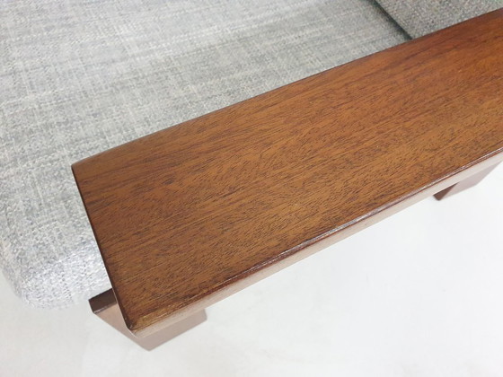 Image 1 of Mid-century minimalistic sofa in teak, Attributed to Harry de Groot for Leolux, The Netherlands 1950's