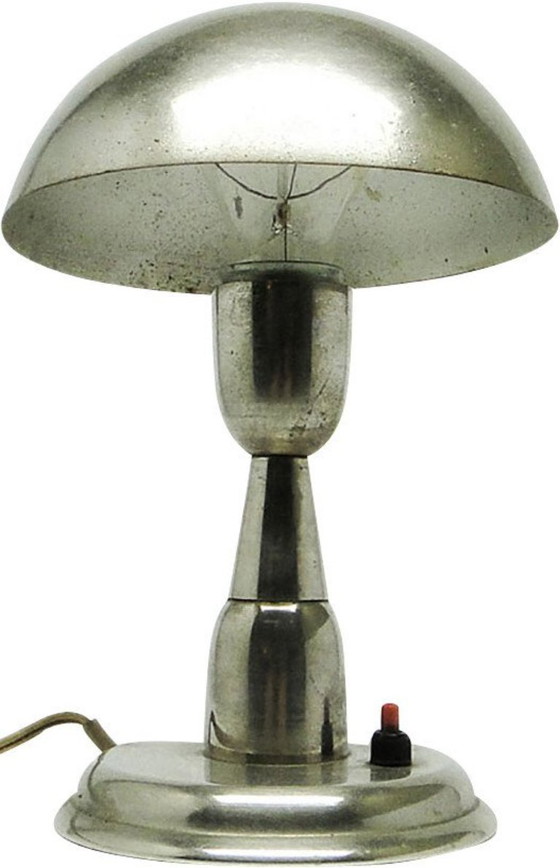 Art Deco Table Lamp by A. Gałecki, Poland, 1960s – Metal (photo 2 of 10)