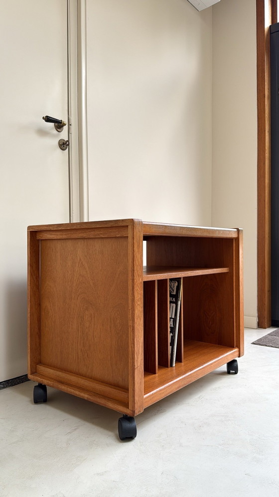 Mobile vintage in legno di teak per giradischi / audio – Armadi contenitori (photo 6 of 8)