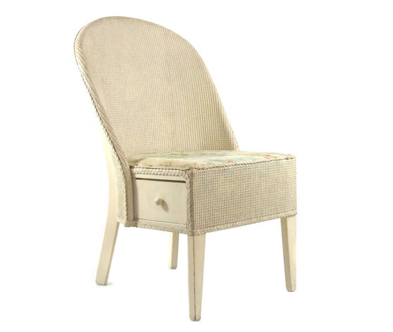 Sedia stile Lloyd Loom Studio con cassetto – Poltrone, Vintage (photo 4 of 40)