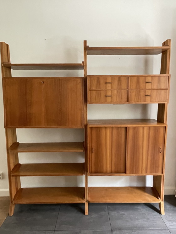 Image 1 of Vintage modular wall system, cabinet