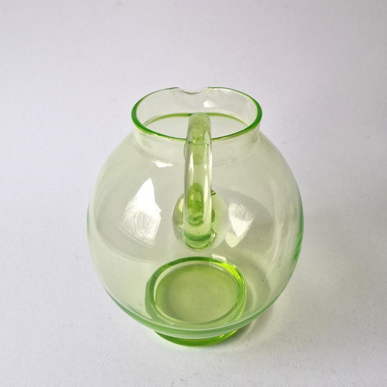 Image 1 of Kristalunie Maastricht - Brocca per l'acqua "Global" di W.J. Rozendaal - 1932