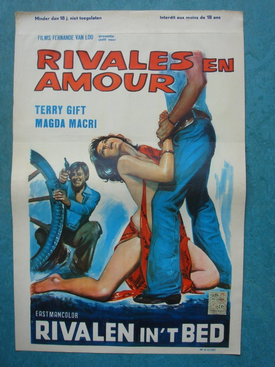 Image 1 of Partij originele filmposters uit de jaren 50-60
