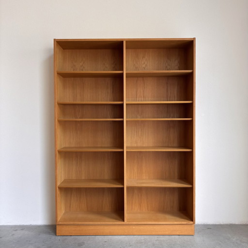 Grote Vintage boekenkast Hundevad eiken 