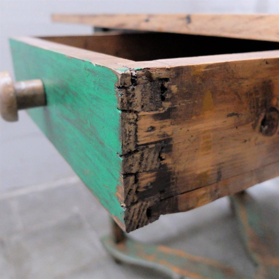 Image 1 of Pine farmhouse table from the Carpathians